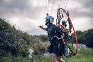 le saut en parachute