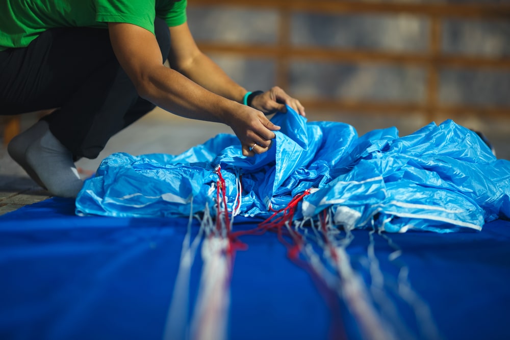 préparer son saut en parachute